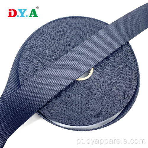 Correias de nylon preto de 40 mm para sacolas e malas